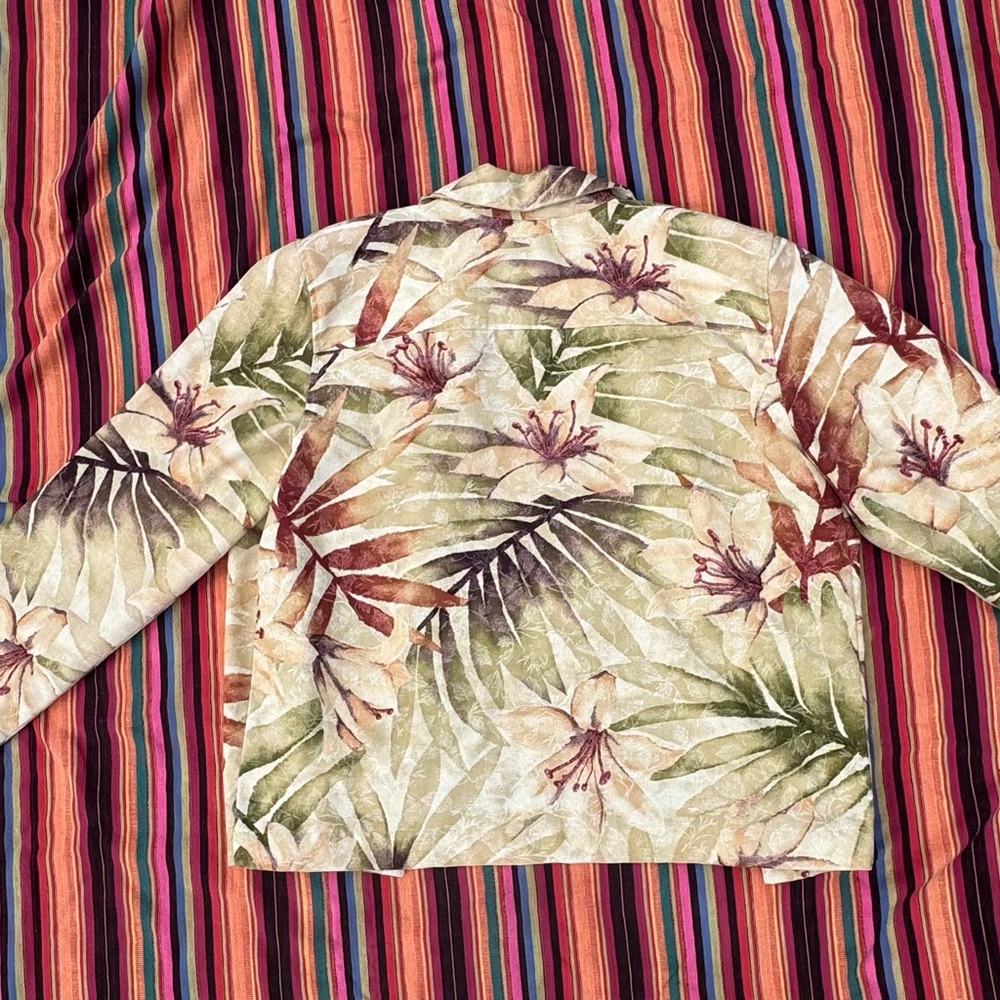 Coldwater Creek Leaf Pattern Jacket - image 4